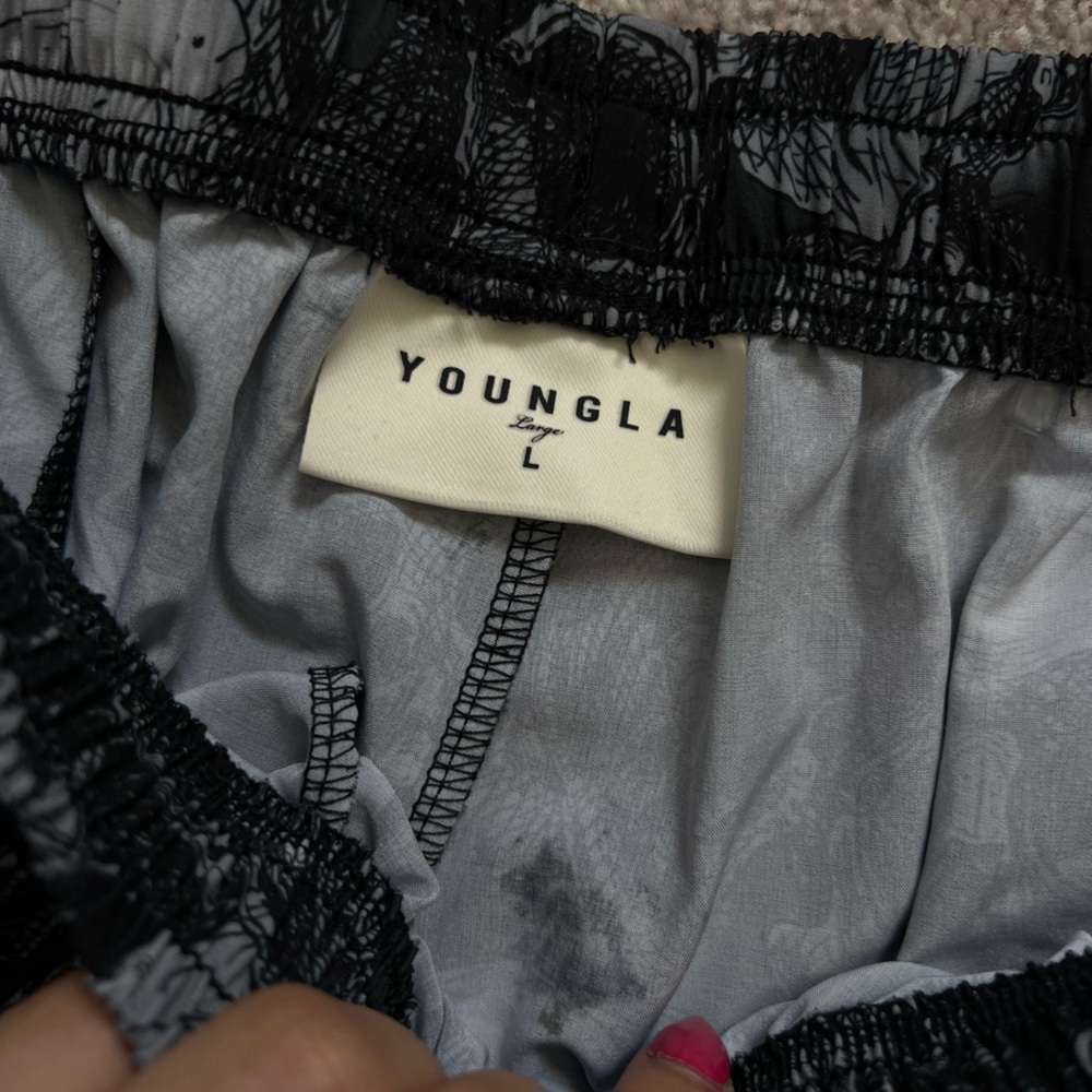 Black and Gray YOUCLA Skirt